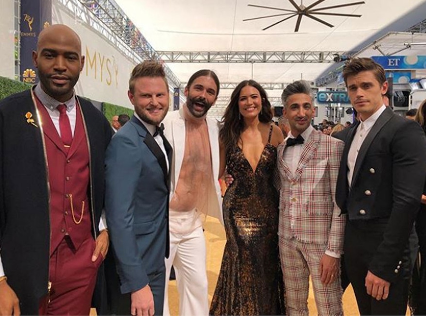 Mandy Moore, The Cast of <i>Queer Eye</i>, 2018 Emmys